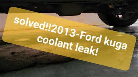 2017 ford escape coolant leak recall|Ford Recalls 